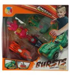 afschietautoset 4 delig 3 assorti
