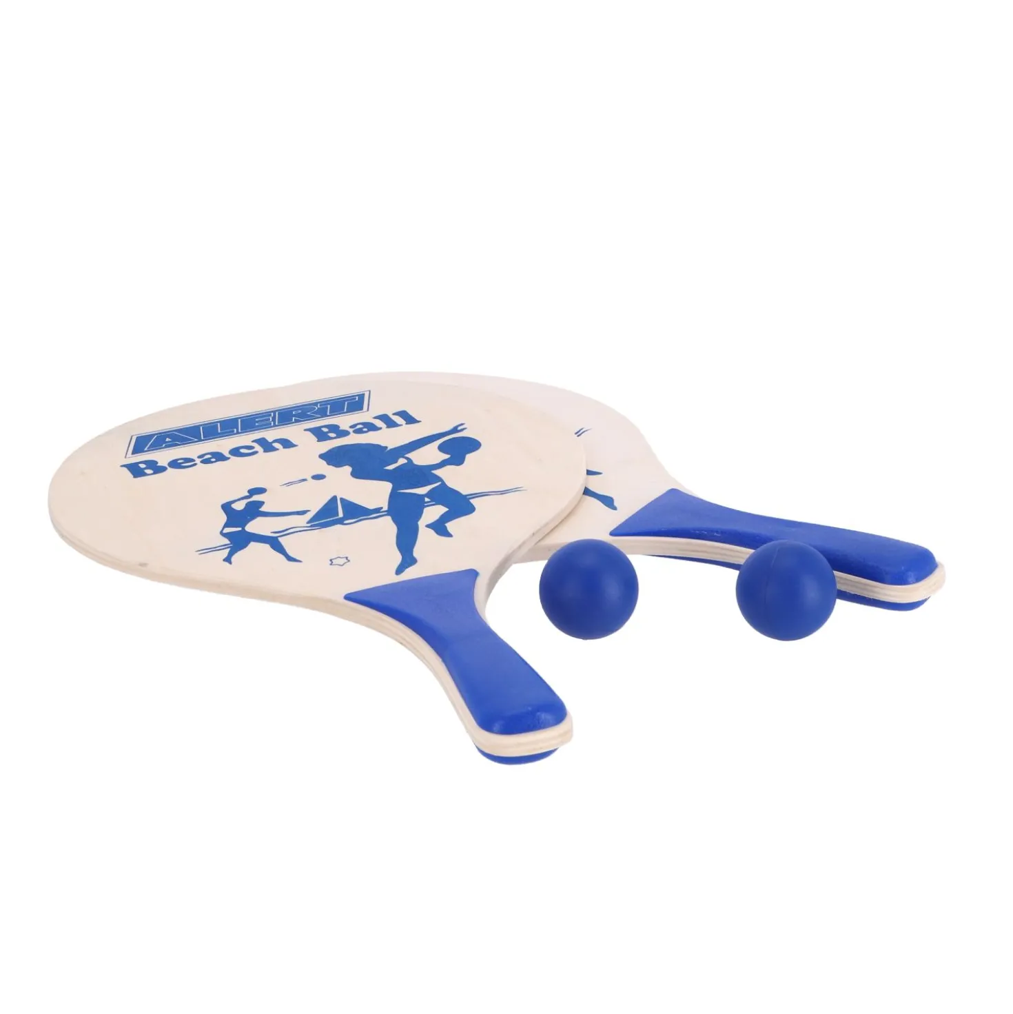 Alert Outdoor Beachball Set Hout Deluxe
