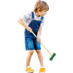 Alert Outdoor Croquet Hout XL 75 Cm Met Handig Opbergnet
