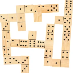 Alert Outdoor Spel Domino XL Hout 7,5 x 15 cm 7,5x15cm