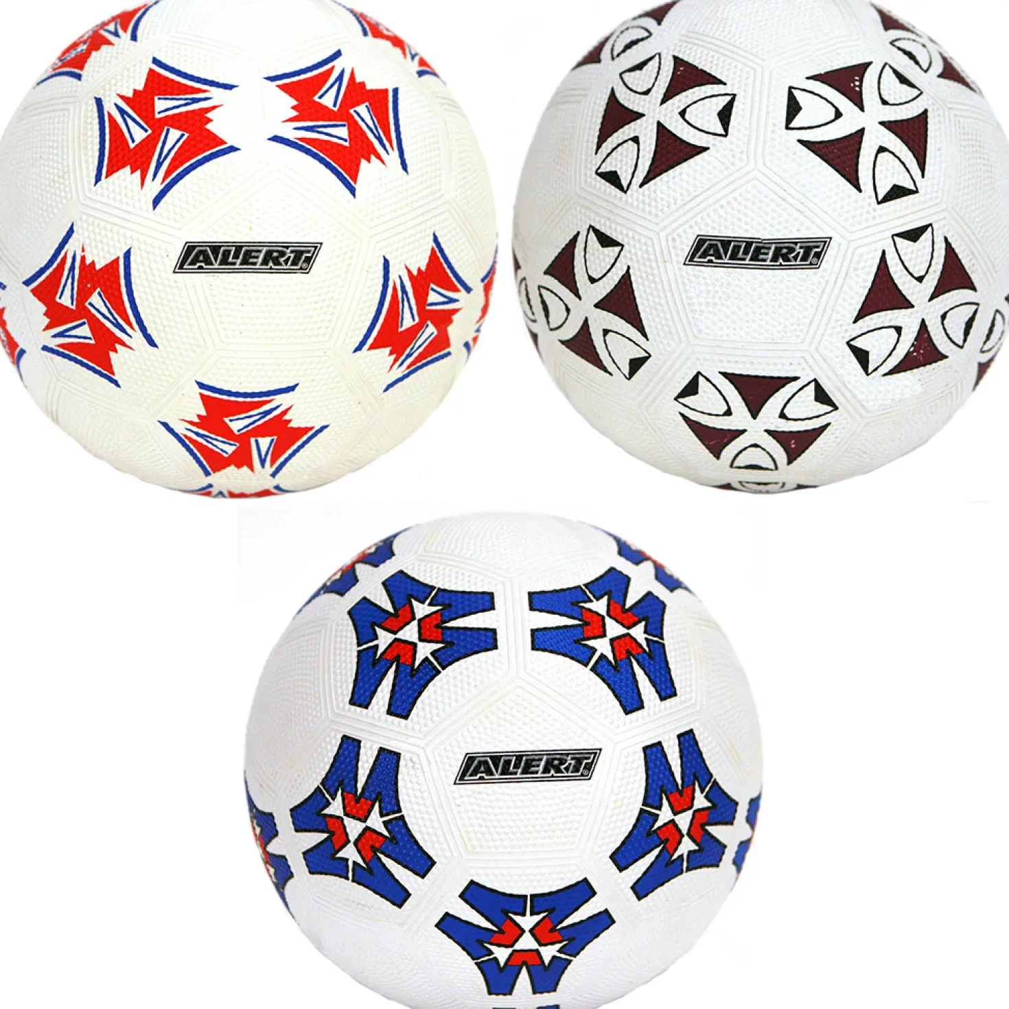 Alert Sport Voetbal Rublatex (Maat 5 / 360-380 gr) Assorti