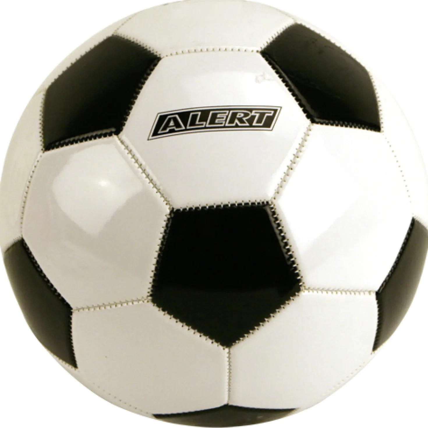Alert Sport voetbal Wit/Zwart , Maat 5