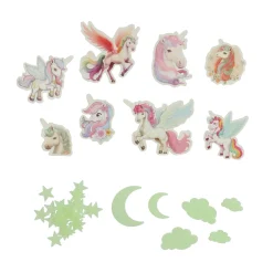 Amazing Cool unicorn glow in the dark set