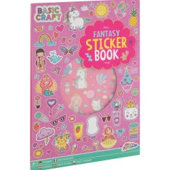 A4 Stickerboek 8 vellen 3 assorti