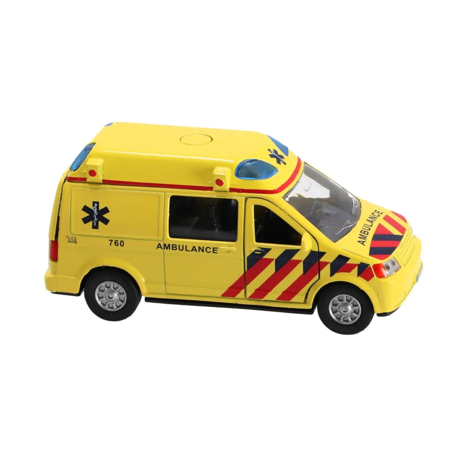Auto Pull Back Ambulance Met Geluid