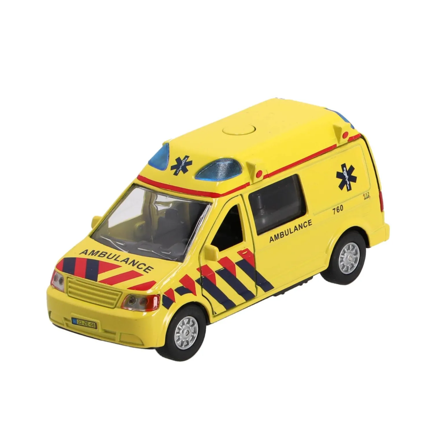 Auto Pull Back Ambulance Met Geluid