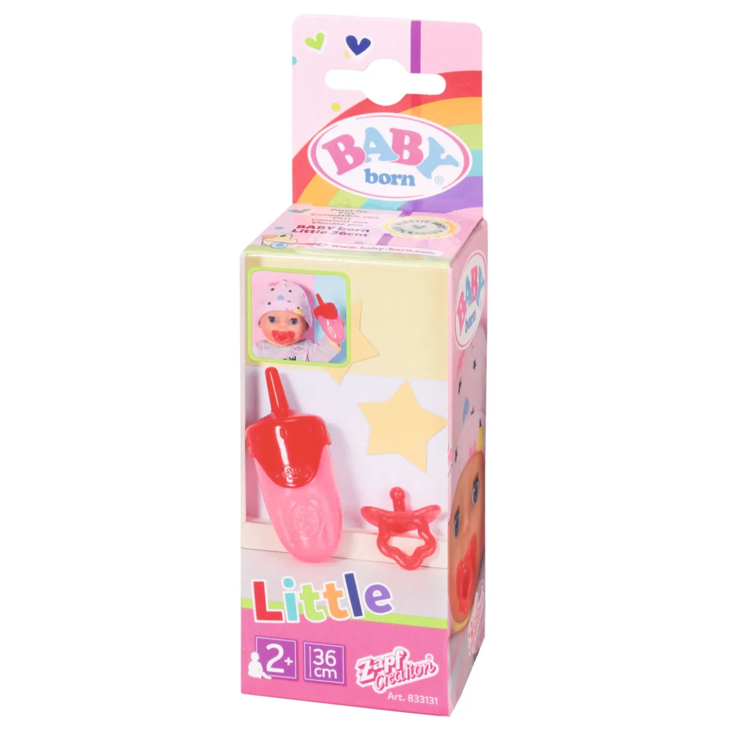 Baby Born Flesje en Speen 36cm Assorti