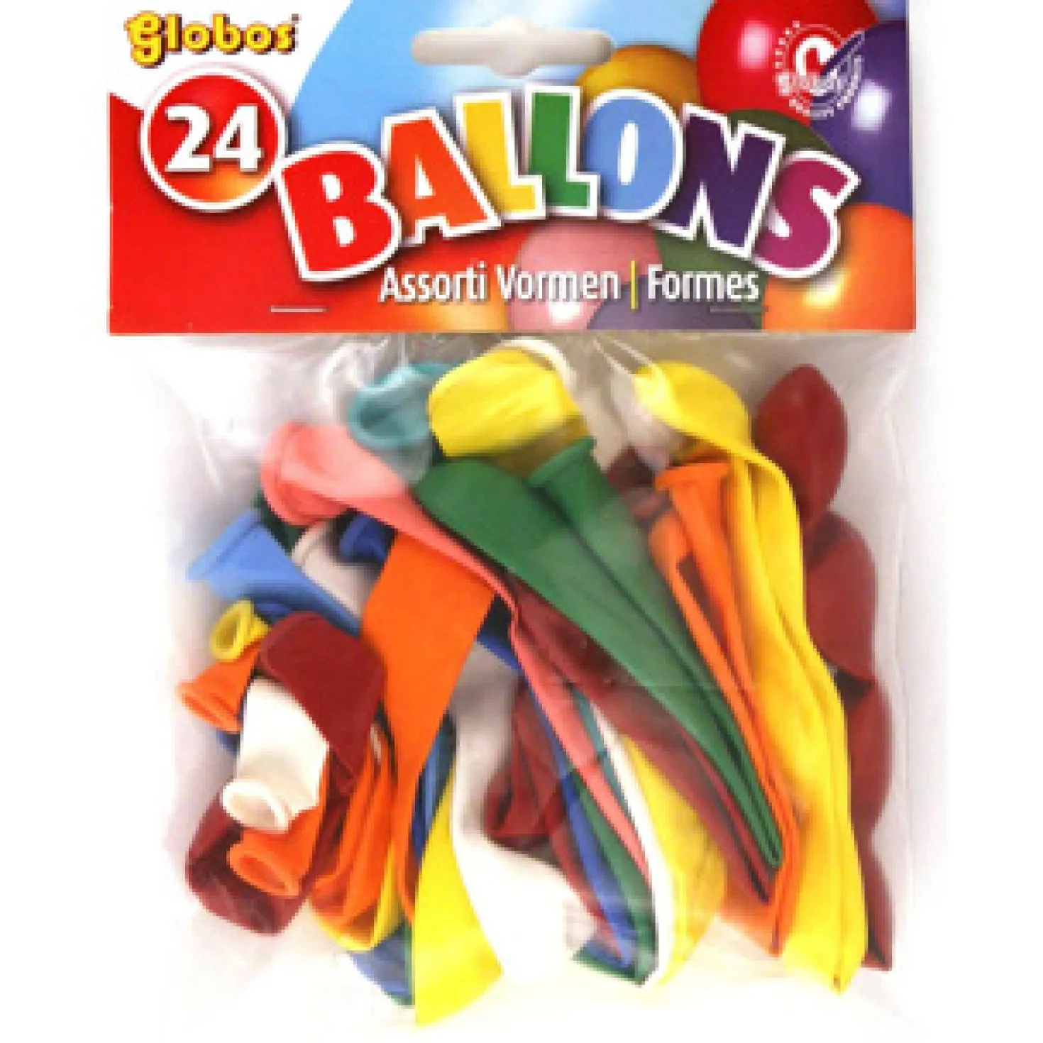 Ballon Vormen 24 Stuks Assorti