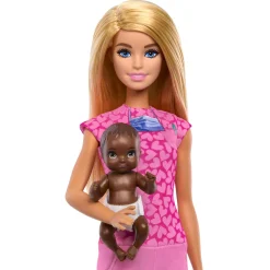 Barbie Career baby dokter speelset met pop