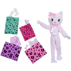 Barbie cutie reveal sweet bows paarse kat