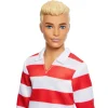 Barbie Fab Fashionista Ken Red And White Stripe
