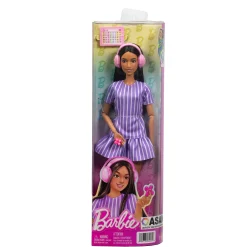 Barbie fab fashionsta purple stripes