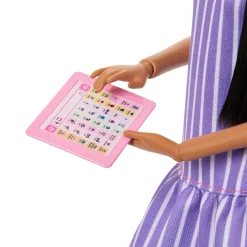 Barbie fab fashionsta purple stripes