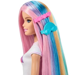 barbie fab rainbow sparkle hair play