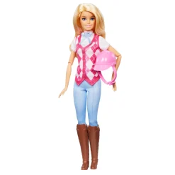 Barbie Family Horse Chase paardrij pop assorti