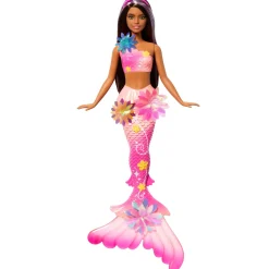 Barbie fantasy garden flower mermaid brunette