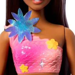 Barbie fantasy garden flower mermaid brunette