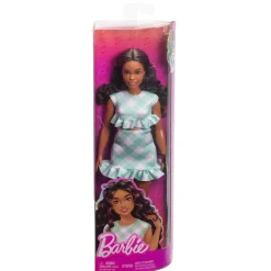 Barbie fashionista pop green gingham