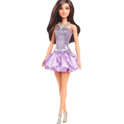 Barbie fashionista pop violet dress