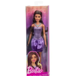 Barbie fashionista pop violet dress