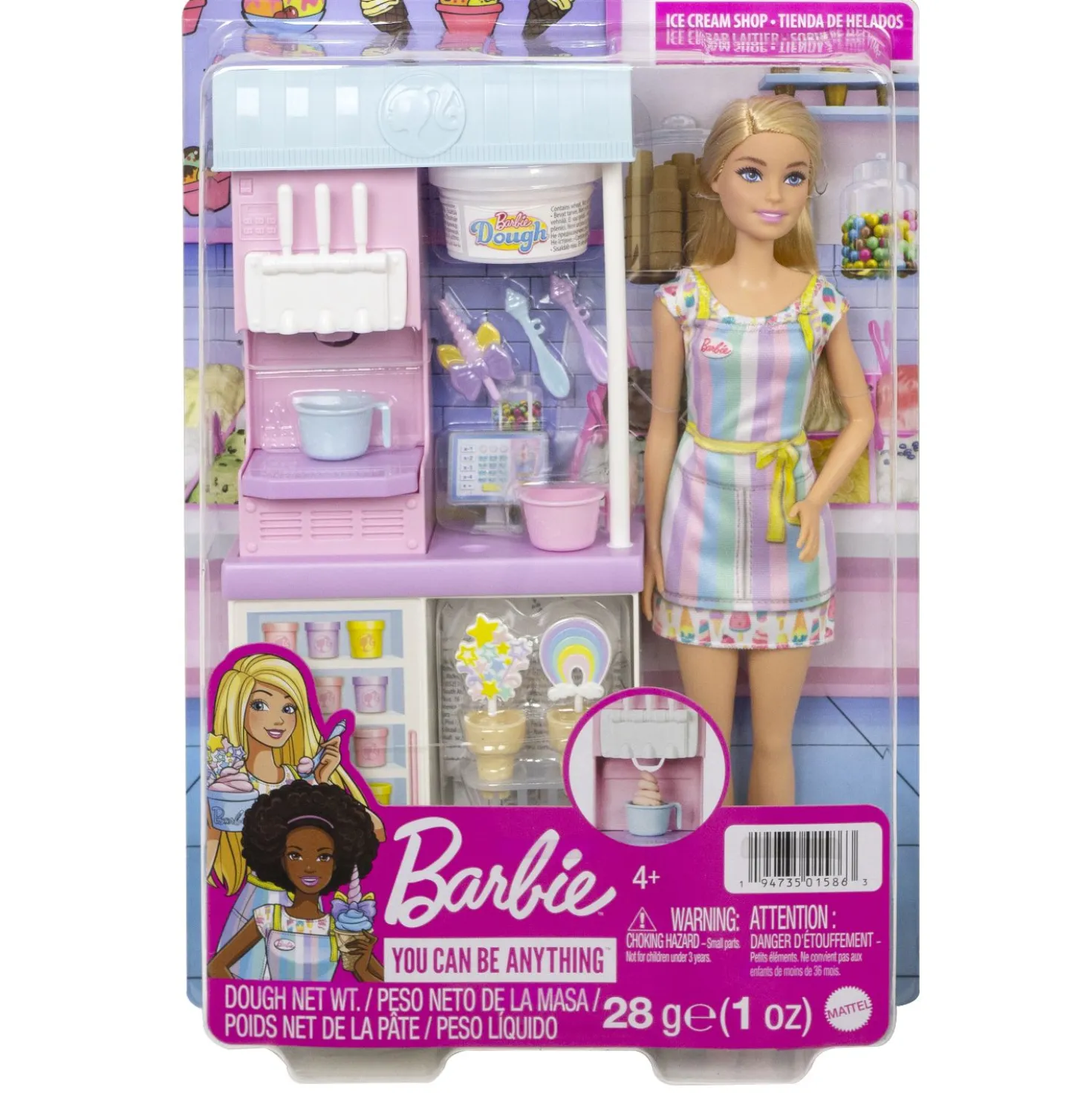 Barbie Ice Cream Shopkeeper speelset
