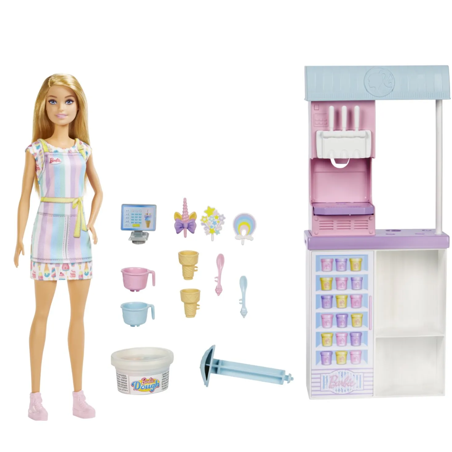 Barbie Ice Cream Shopkeeper speelset