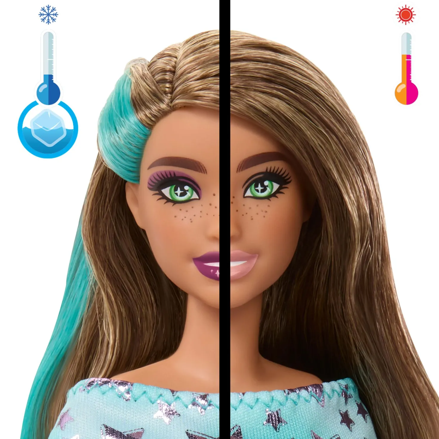 Barbie Party unboxed 2/1 pop met blauwe jurk