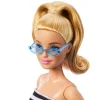 Barbie pop fashionista blond haar en streepjes top