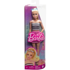 Barbie pop fashionista blond haar en streepjes top