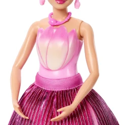 barbie reveal flower supprise pink tulip