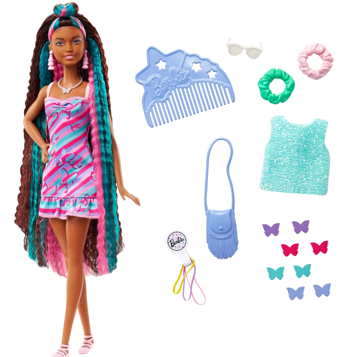 Barbie Totally Hair Flower Look