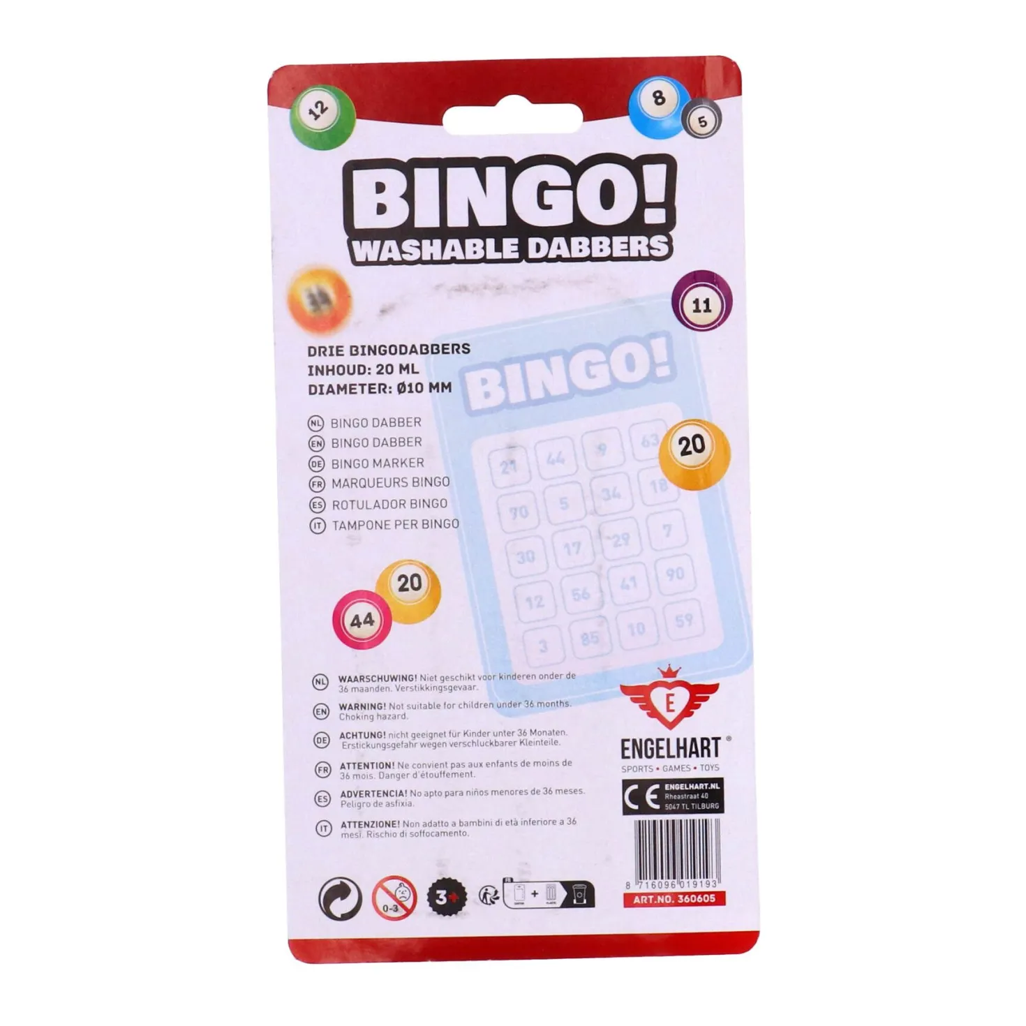 Bingo stiften 3 stuks