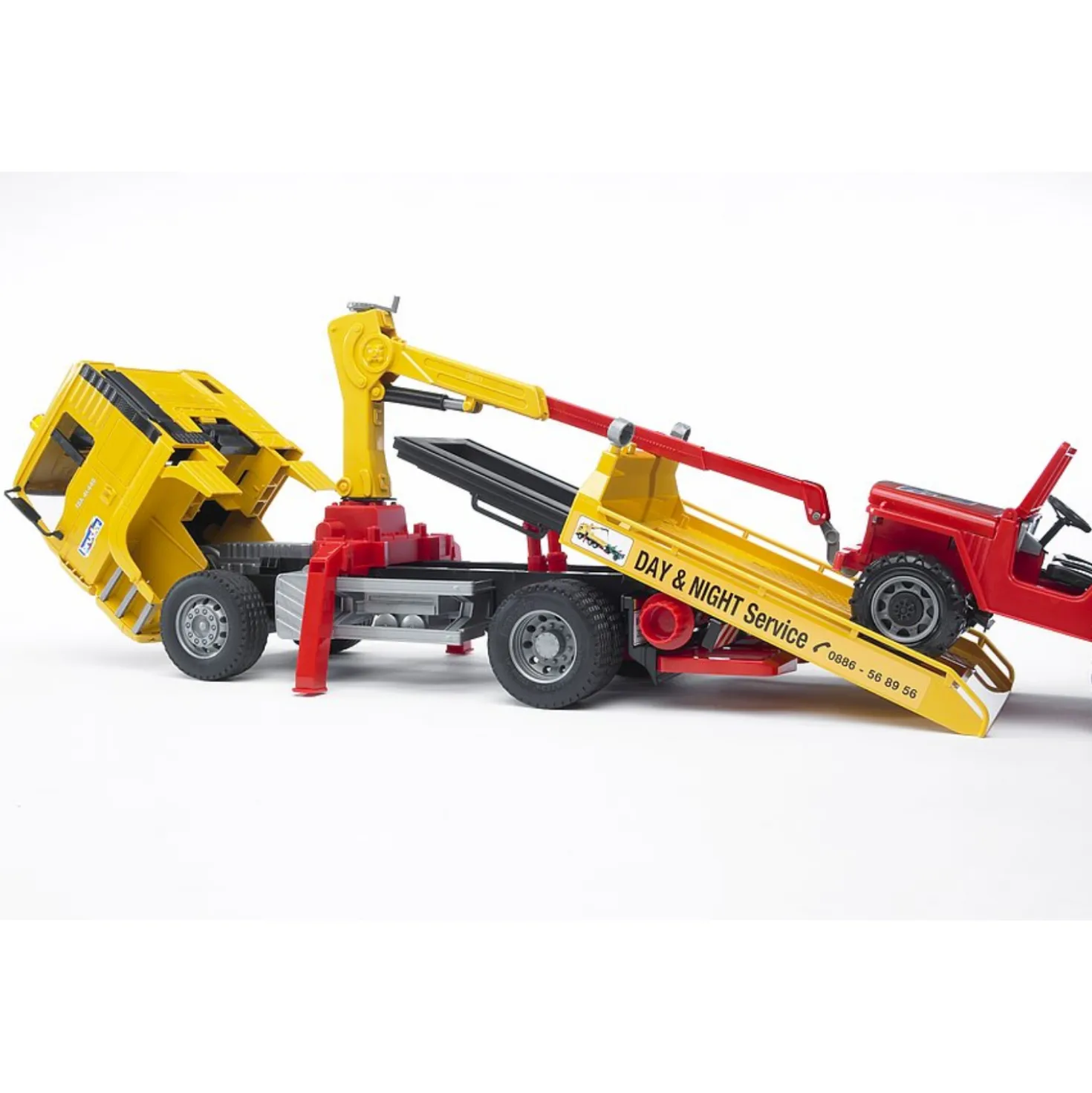Bruder Auto Vrachtwagen Bergingstruck Met Jeep