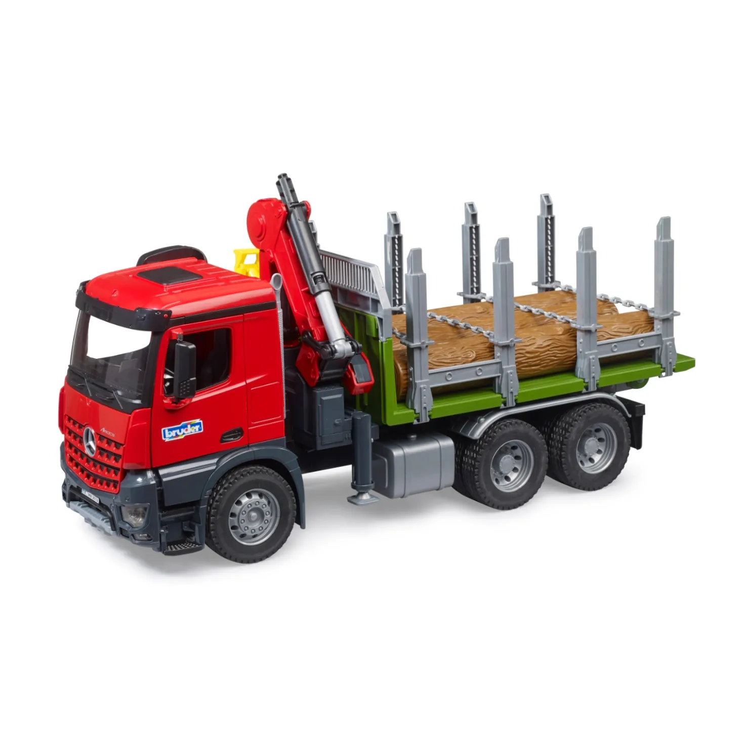 Bruder Auto Vrachtwagen MB Arocs Met Bomen