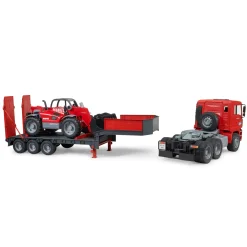 Bruder Dieplader MAN Met Telescooplader