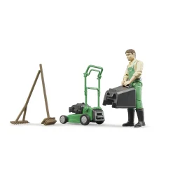 Bruder Figuur Tuinman Met Grasmaaier