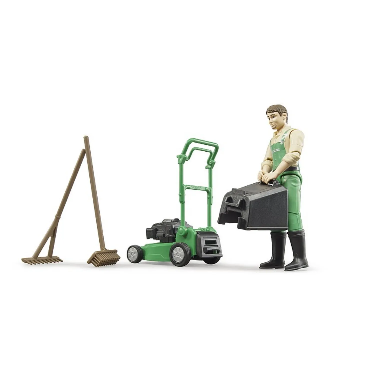 Bruder Figuur Tuinman Met Grasmaaier