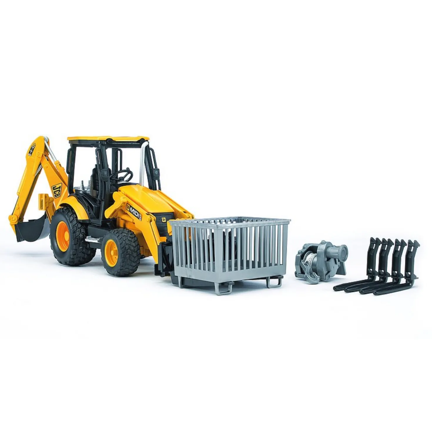 Bruder Graaflaadmachine JCB Midi CX