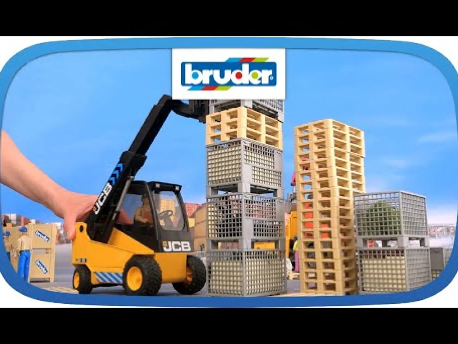 Bruder JCB Heftruck Tele Met Pallets