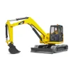 Bruder Minibagger Cat Met Arbeider