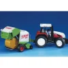 Bruder Tractor Aanhanger Ronde Balenpers Claas Rollant 250