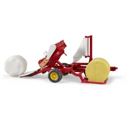 Bruder Tractor Aanhanger Strobalen Wikkelaar