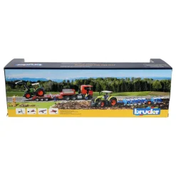 Bruder Tractor Fendt 210 S Met Aanhanger