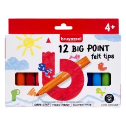 Bruynzeel big point viltstiften 12 stuks