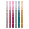 Bruynzeel glitter viltstiften pastel 6 stuks