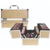 Casuelle make up koffer goud glitter groot