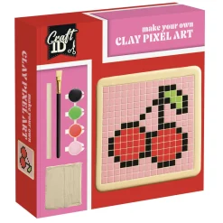 Cherry klei tegel pixel set