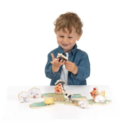 Chicco Boerderijvrienden Koeien Hout