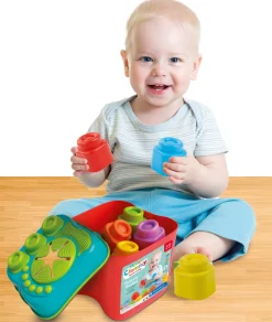 Clementoni baby clemmy sensorische emmer 15 stuks