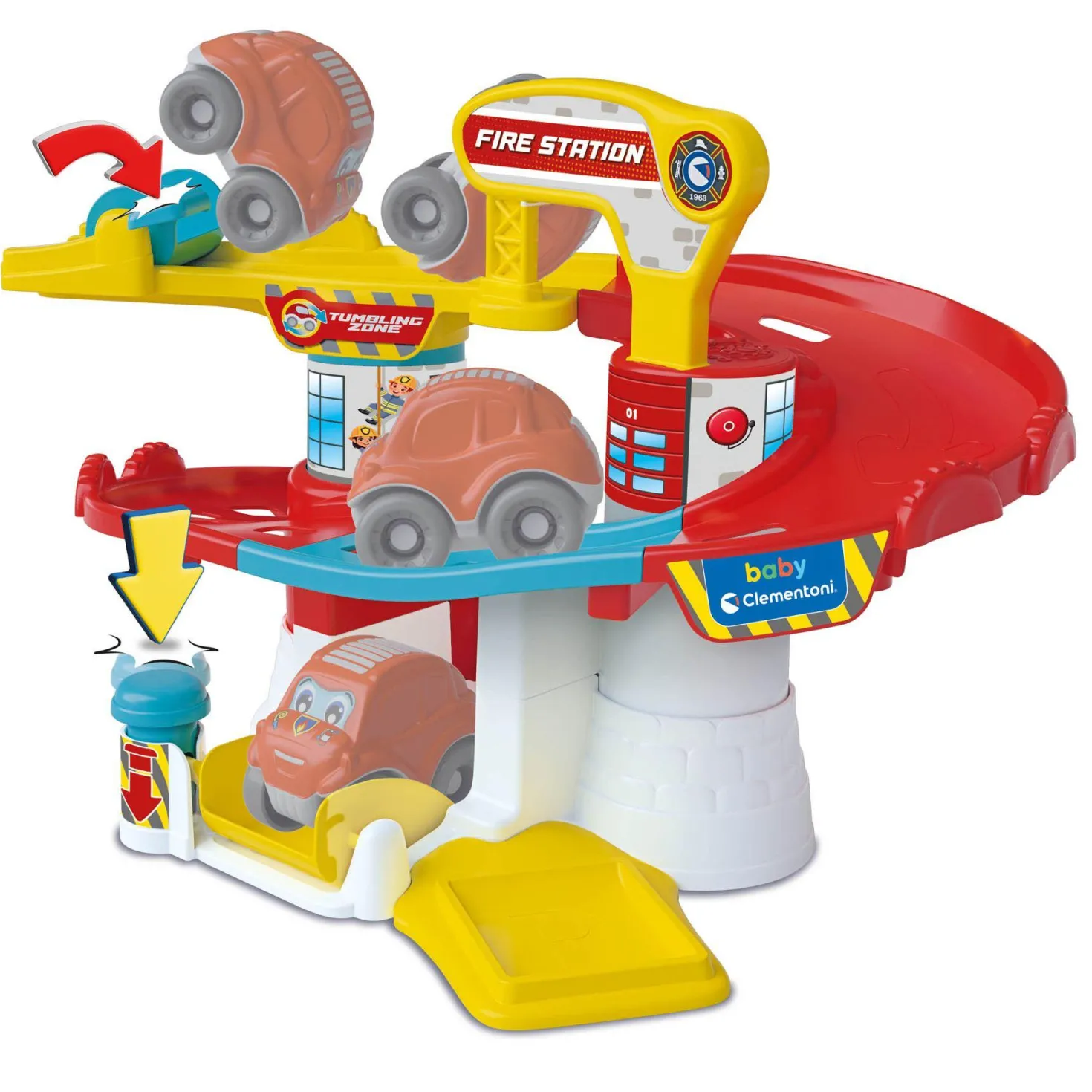 Clementoni baby Garage brandweerkazerne licht en geluid